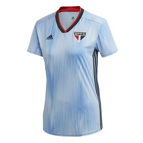 Tailandia Camiseta São Paulo Replica Tercera Ropa Mujer 2019/20 Azul